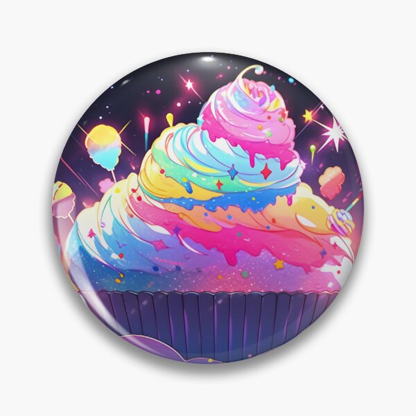 Artikelvorschau, Cosmic Delight: Galactic Cupcake Artwork entworfen und verkauft von Cosmic-Canvases.