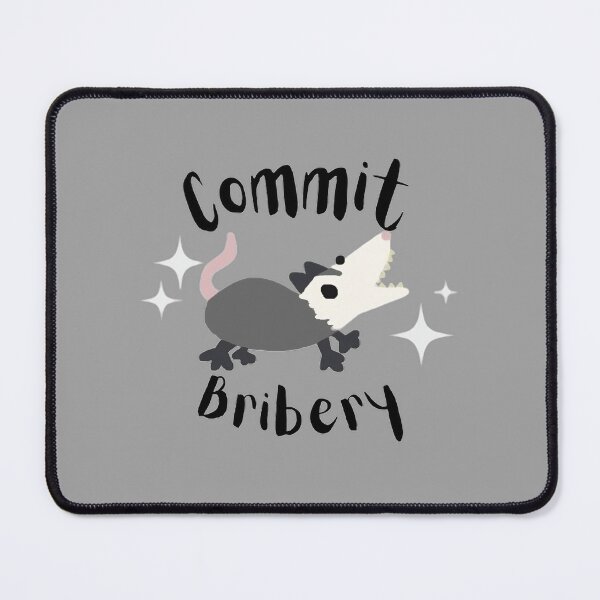 Item preview, Commit Bribery Opossum designed and sold by doodledont.