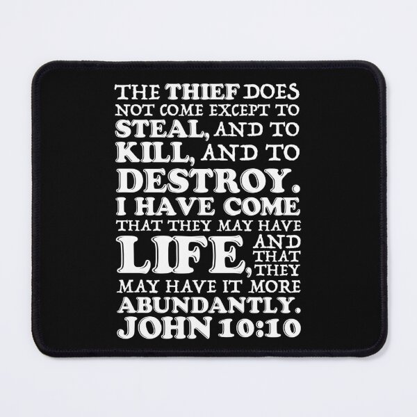 Item preview, John 10:10 Steal Kill Destroy designed and sold by plushism.