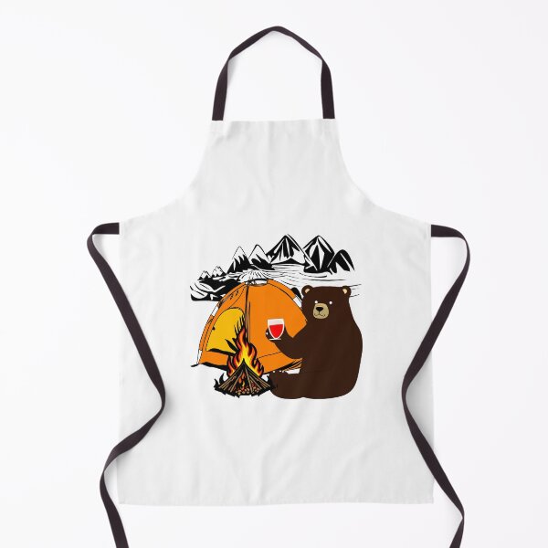 Item preview, Camp drinking bear in adventure designed and sold by Be-Adventurous.
