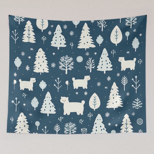 Item preview, Dark Blue Winter designed and sold by StudioThink.