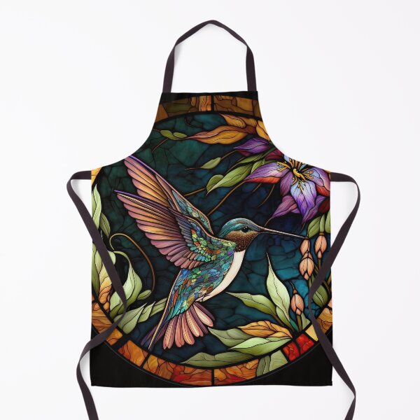 Item preview, Hummingbird Haven with Purple Blooms designed and sold by cece4410.