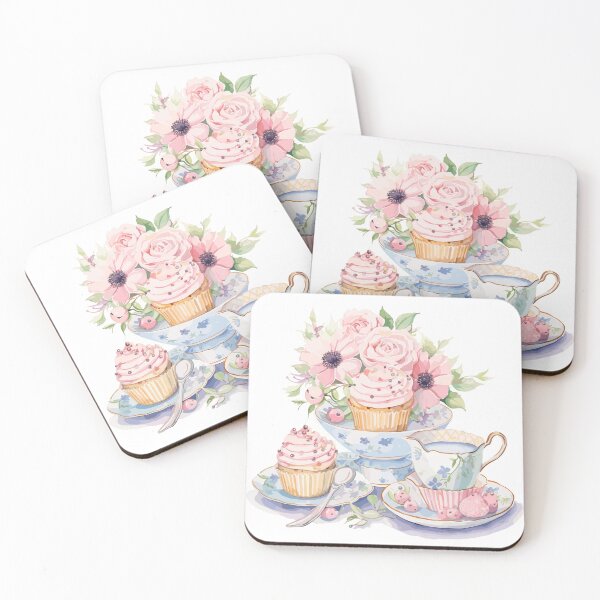 Item preview, Whimsical tea party designed and sold by PaletPatisserie.