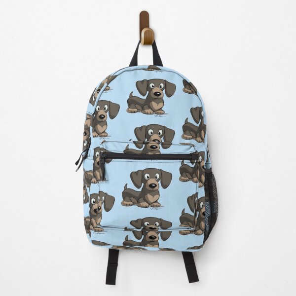 Item preview, Cartoon - Cute Rottweiler Dachsund Puppy Named Wyler designed and sold by AnsonsArtZoo.