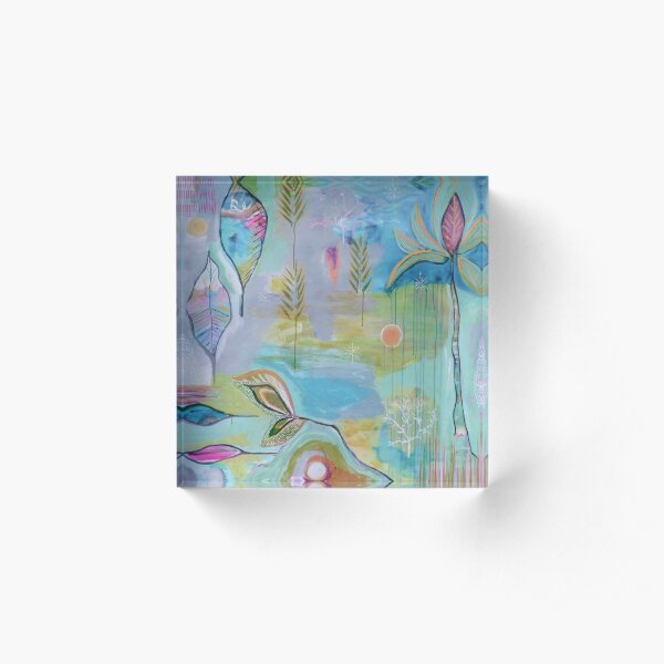 Chasing Waterfalls Acrylic Block