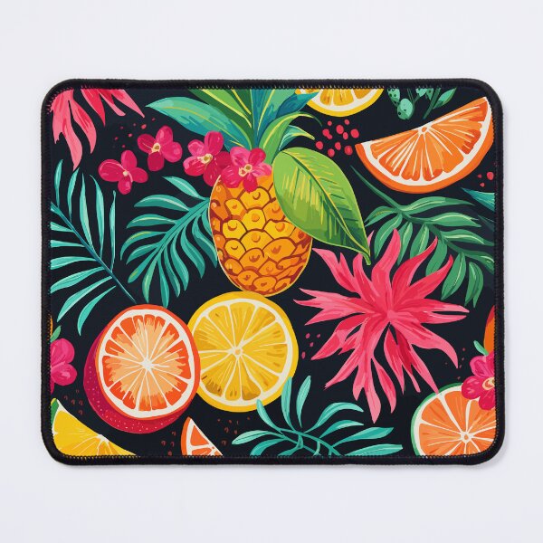 Item preview, Vibrant tropical fruits pattern designed and sold by PaletPatisserie.