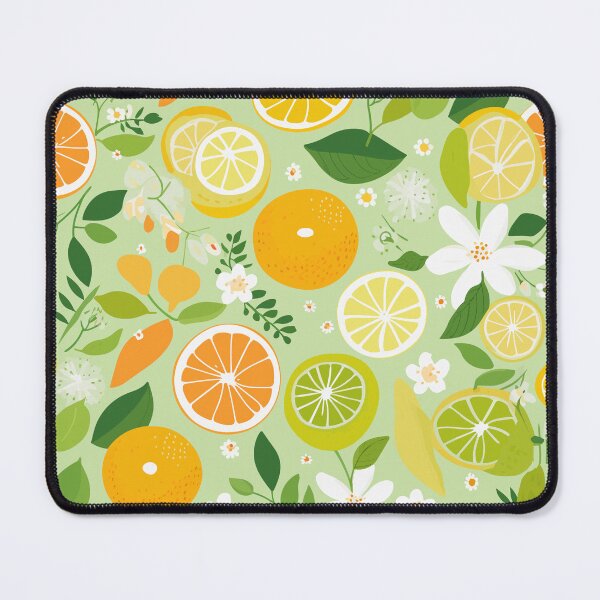 Item preview, Citrus-themed pattern designed and sold by PaletPatisserie.