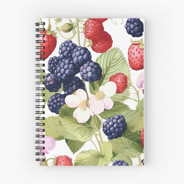 Item preview, Beauty of berries watercolor pattern designed and sold by PaletPatisserie.