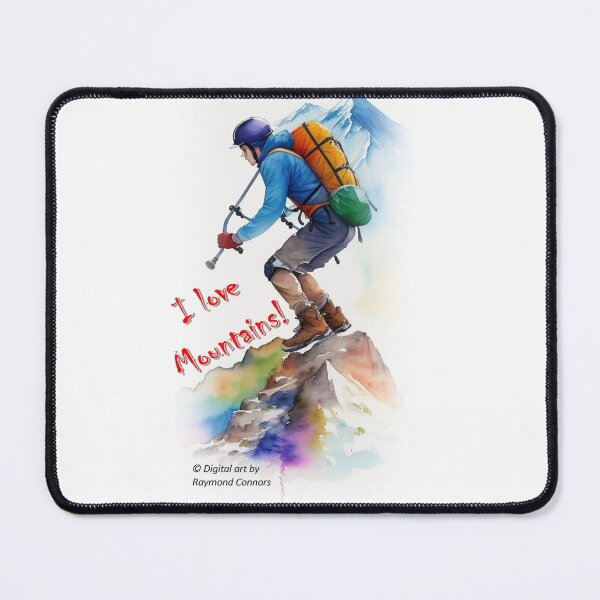 Item preview, I love mountain climbing designed and sold by ElderWisdom.