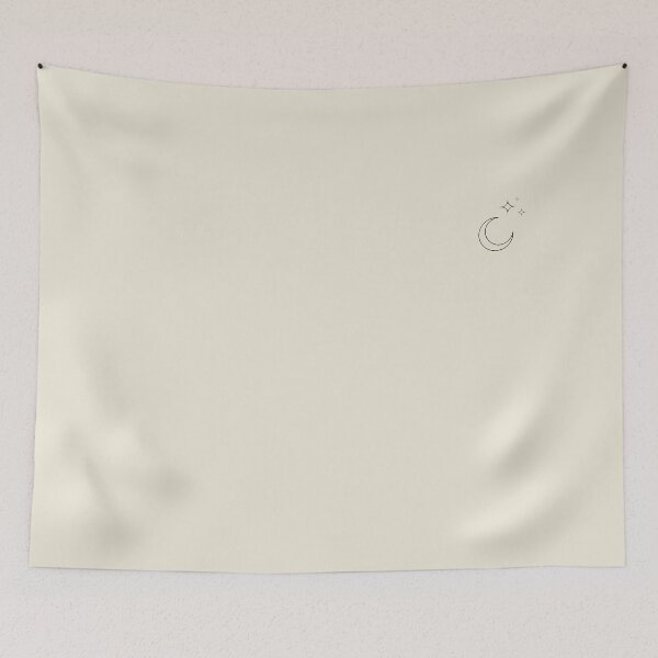 Item preview, Beige Tiny Moon and Stars Sparkle Print designed and sold by violinh.