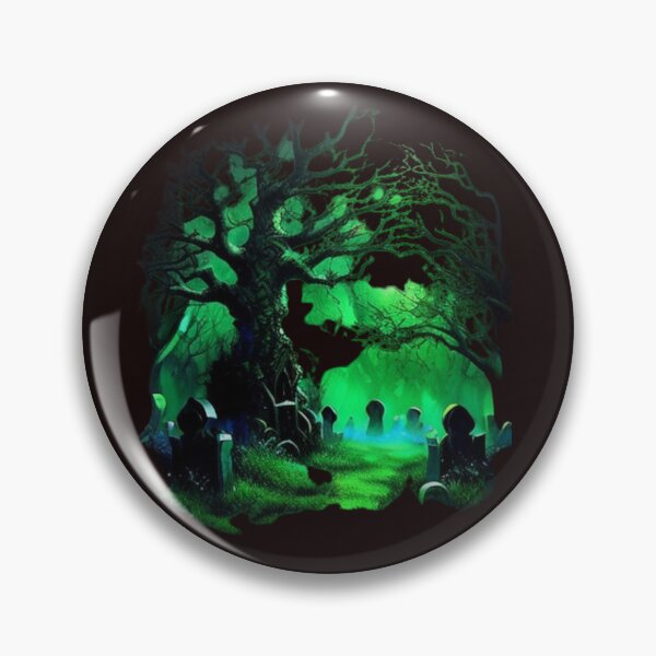 Item preview, Graveyard Scene - Green Fog designed and sold by snippygirl.