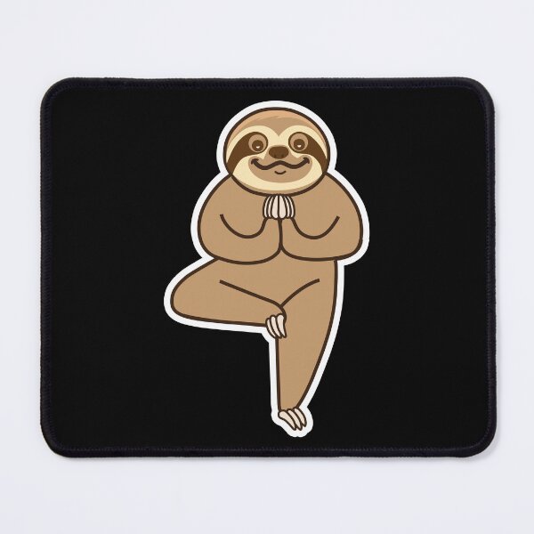 Item preview, Cute Sloth Yoga Tree designed and sold by plushism.
