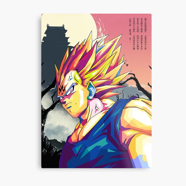 Impression, tableau et poster de - Dragon Ball Z - Majin Vegeta FanArt