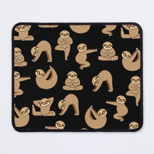 Item preview, Cute Sloth Yoga Poses designed and sold by plushism.