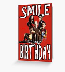 Tarjeta de felicitación Feliz cumpleaños sombras vampiros