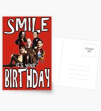 Happy Birthday Shadows Vampires Postcards