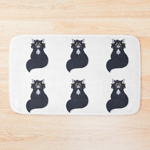 Item preview, Fluffy Tuxedo Cat designed and sold by MondelloArt.
