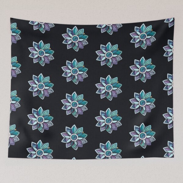 Item preview, Cool Tones Mosaic Flower designed and sold by MuseMavenDesign.