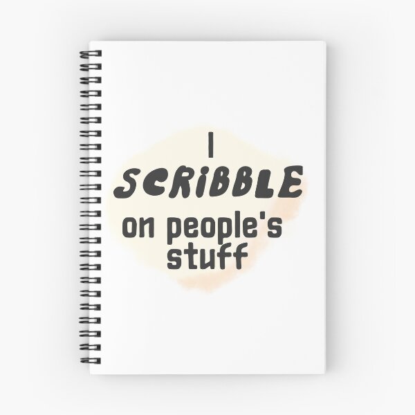 Item preview, I scribble on people's stuff sticker by DozyJov designed and sold by DozyJov.