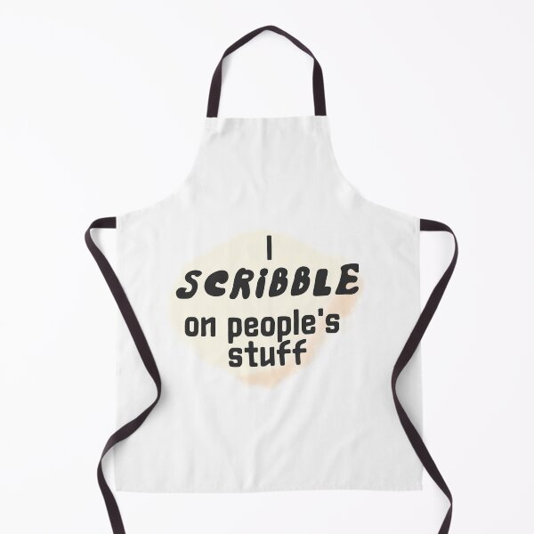 Item preview, I scribble on people's stuff sticker by DozyJov designed and sold by DozyJov.