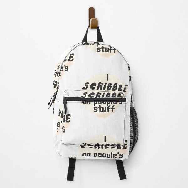 Item preview, I scribble on people's stuff sticker by DozyJov designed and sold by DozyJov.
