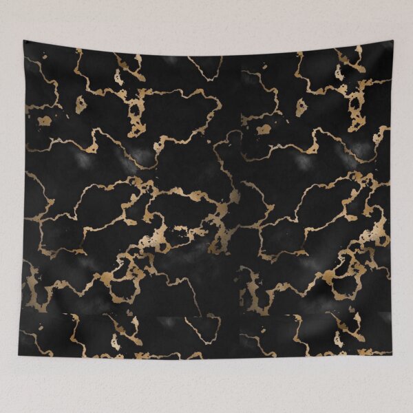 Item preview, Black and gold pattern  designed and sold by Guiltygraphics.