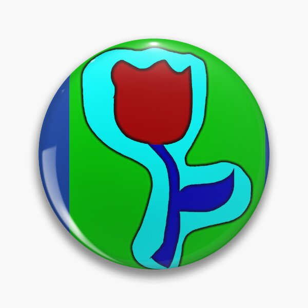 Item preview, Tulip  Folk Artwork designed and sold by Earth Nature Creations.