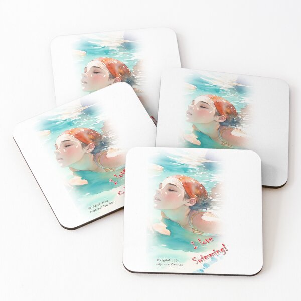 Item preview, I love swimming designed and sold by ElderWisdom.