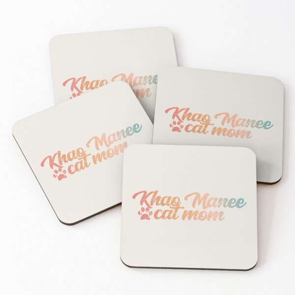 Item preview, Khao manee cat mom gradient designed and sold by ArlacV.
