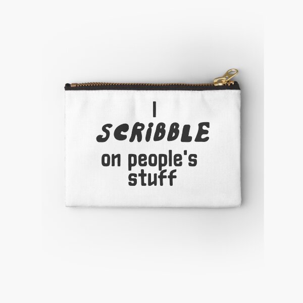 Item preview, I scribble on people's stuff sticker no background version by DozyJov designed and sold by DozyJov.