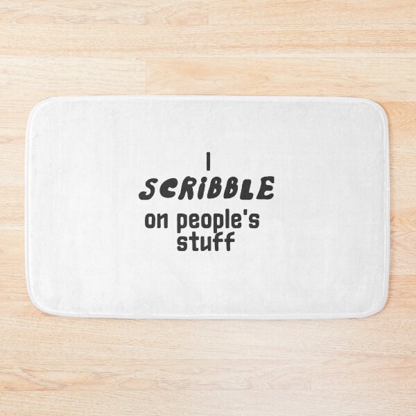 Item preview, I scribble on people's stuff sticker no background version by DozyJov designed and sold by DozyJov.