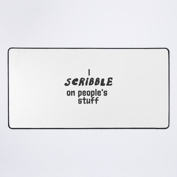 Item preview, I scribble on people's stuff sticker no background version by DozyJov designed and sold by DozyJov.