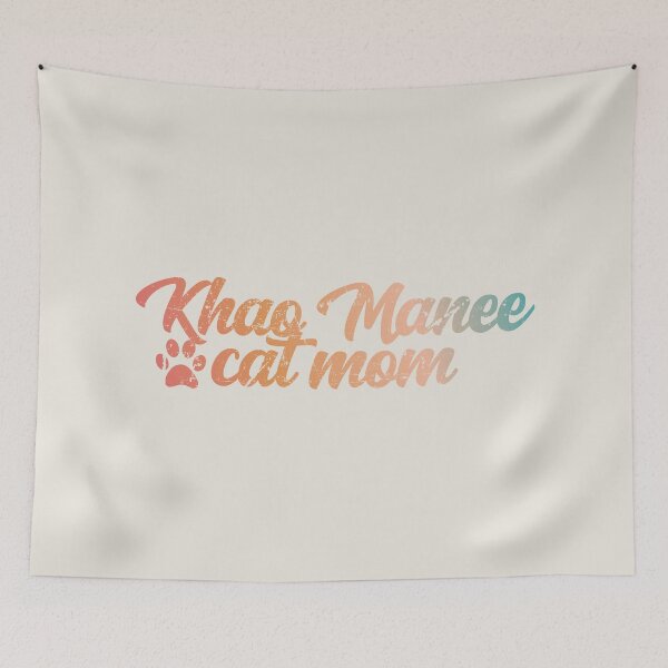 Item preview, Khao manee cat mom gradient designed and sold by ArlacV.