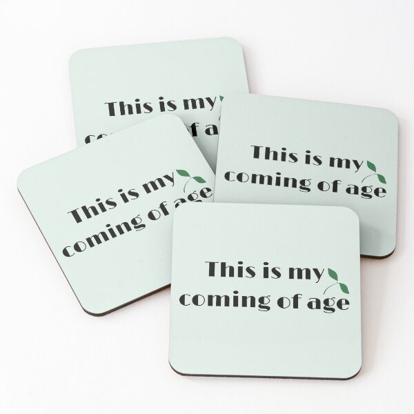 Item preview, Coming of Age lyric image designed and sold by katiebca2.