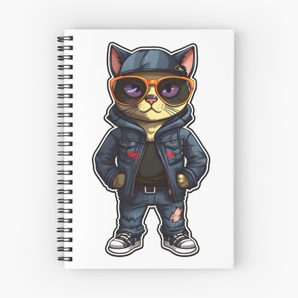 Item preview, Cat with cool glasses in hip hop style designed and sold by worldshopcolor.