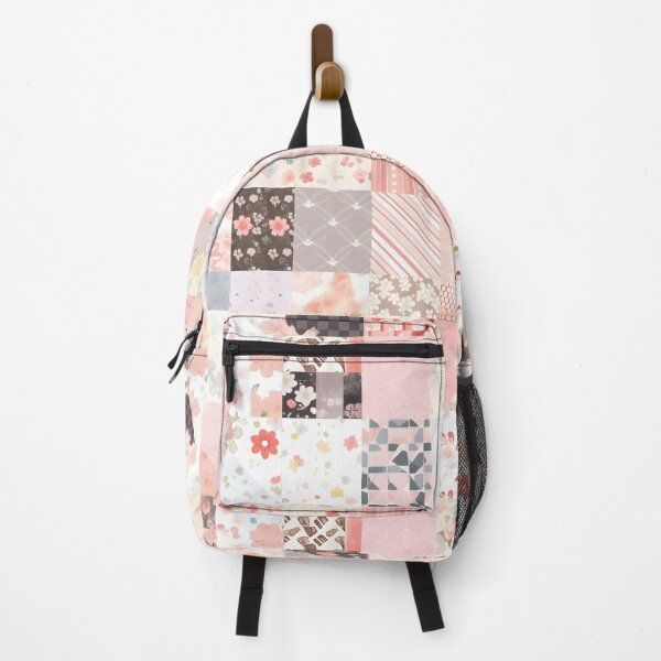 Artikelvorschau, Pink Mosaic: Patchwork Floral entworfen und verkauft von Cosmic-Canvases.