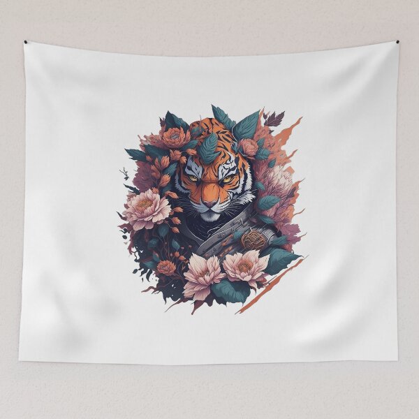 Item preview, The tiger wears iron armor. designed and sold by 397HOUSE Your happy time.