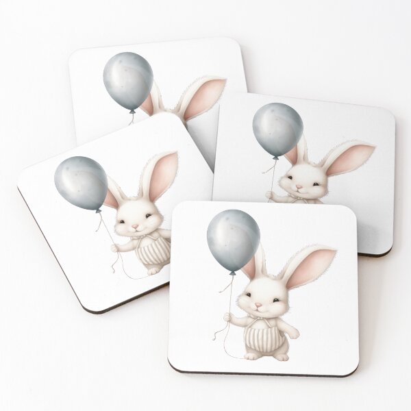 Item preview, Lindo conejito con globo designed and sold by PreciousPaperie.