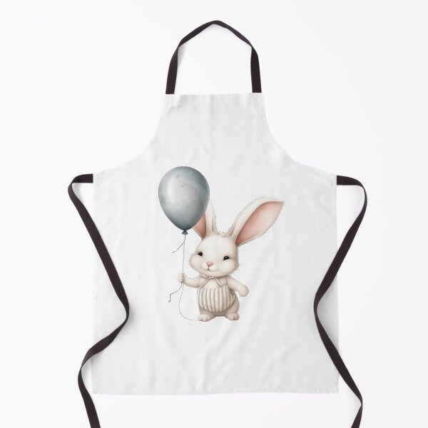 Item preview, Cute little bunny with balloon designed and sold by PreciousPaperie.