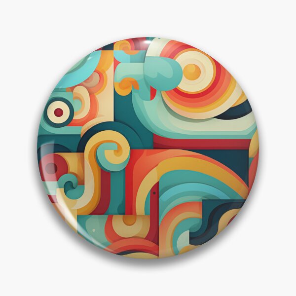 Item preview, Harmonious Geometry: Abstract Circles and Squares designed and sold by CaterpillarArtz.