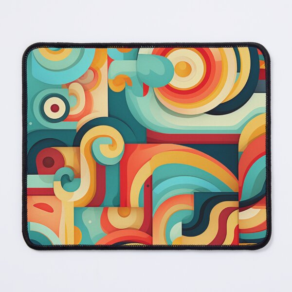 Item preview, Harmonious Geometry: Abstract Circles and Squares designed and sold by CaterpillarArtz.