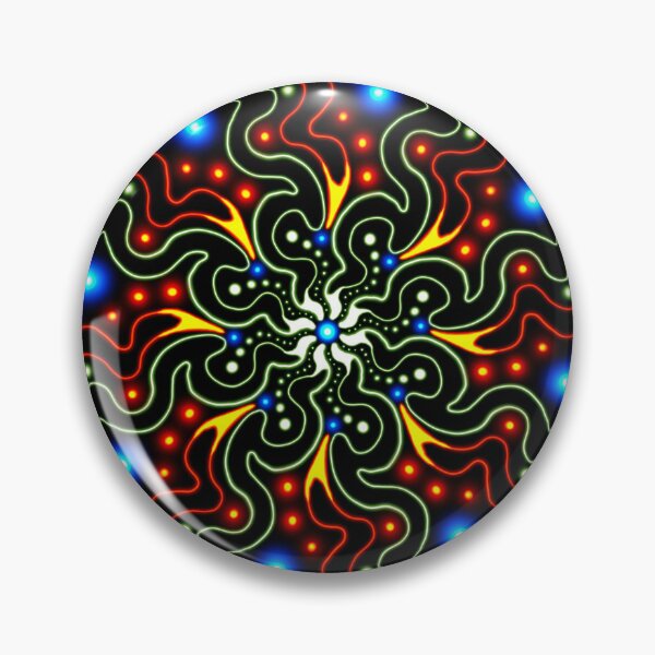 Item preview, Squiggly colored trippy pattern designed and sold by brycestaton.