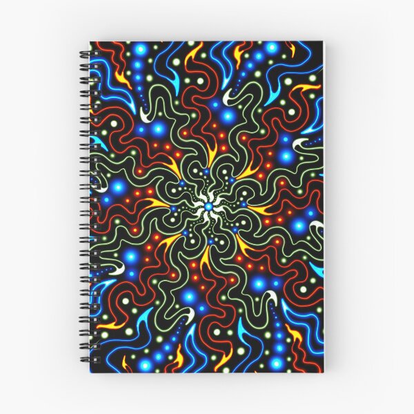 Item preview, Squiggly colored trippy pattern designed and sold by brycestaton.
