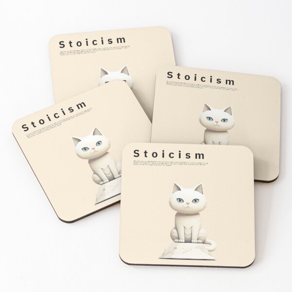 Item preview, Stoic statue cat designed and sold by alien038.