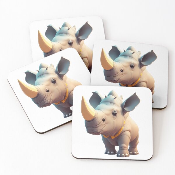 Item preview, DPrompt Design, T-Shirt, Funny Animals Shirt, Dad Gifts, Mom Gift, Their Gifts , Graphic Tee, Cute Rhino designed and sold by DPrompt.