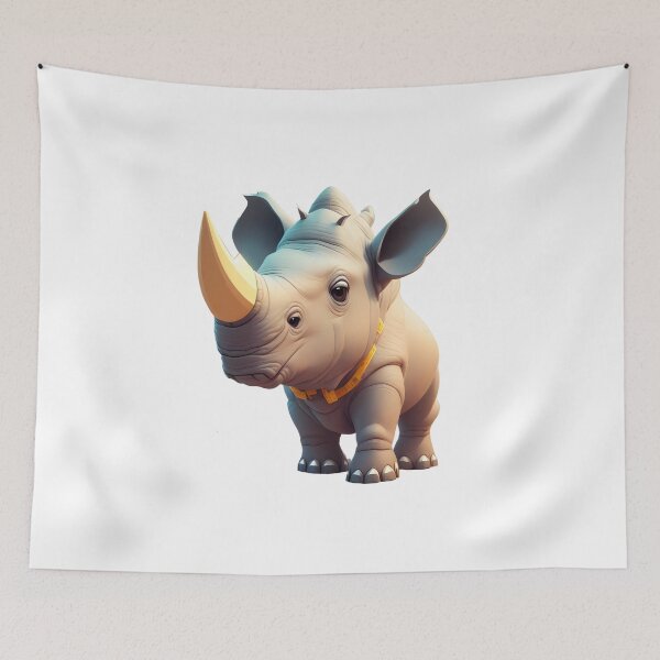 Item preview, DPrompt Design, T-Shirt, Funny Animals Shirt, Dad Gifts, Mom Gift, Their Gifts , Graphic Tee, Cute Rhino designed and sold by DPrompt.