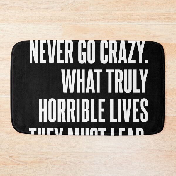 Item preview, Some people never go crazy - Charles Bukowski Quote - Literature - Typography Print 2 - Black designed and sold by Studio Grafiikka.