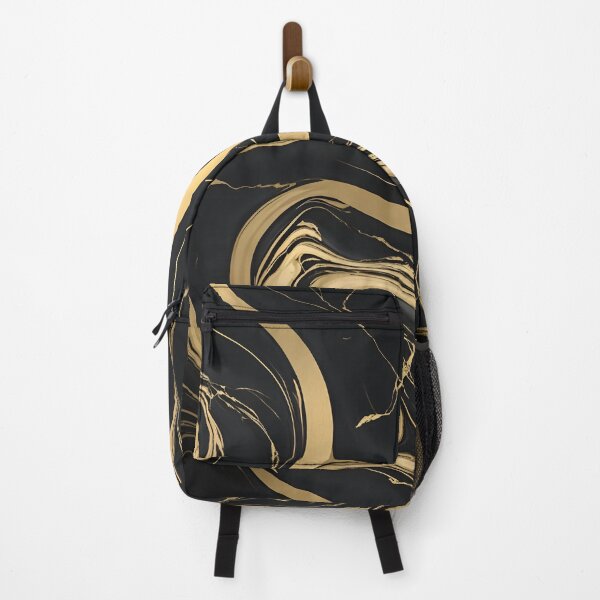 Item preview, Marble Swirls Black and Gold designed and sold by OnyxPlush.