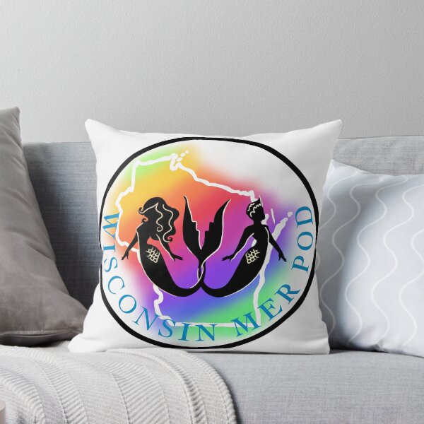 Item preview, WI Mer Pod - Blue Lettering/White Background designed and sold by WIMerPod.