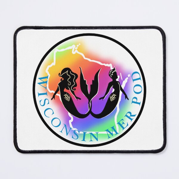 Item preview, WI Mer Pod - Blue Lettering/White Background designed and sold by WIMerPod.
